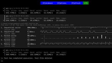 Acer Swift 3 14 (2020) Storage Performance Image