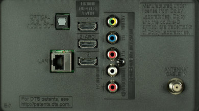 LG UF6800 Rear Inputs Picture