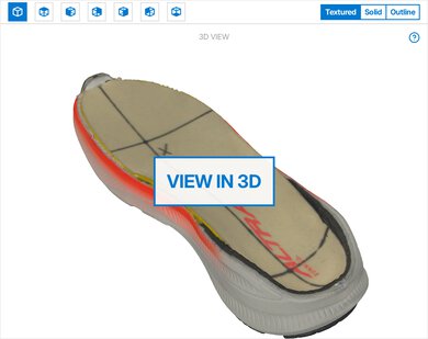 Altra Experience Flow 3 3D Model Internal