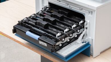 HP Color LaserJet Pro MFP 4301fdw Cartridge Picture In The Printer