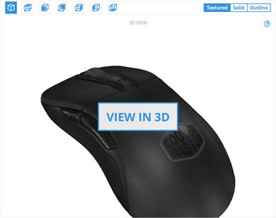 Cooler Master MasterMouse MM530 3D Model