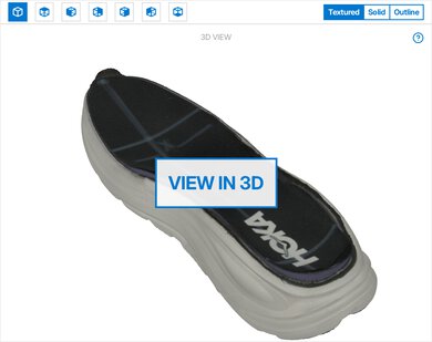 HOKA Clifton 11 3D Model Internal