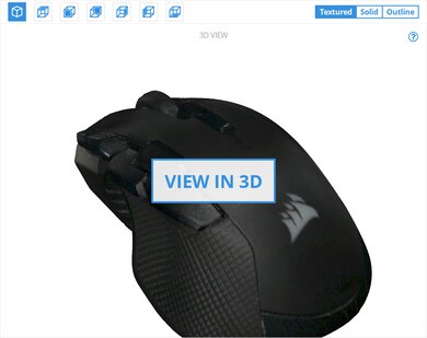 Corsair IRONCLAW RGB Wireless 3D Model