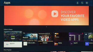 Samsung TU6980 Apps Picture