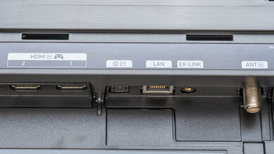 Samsung S90C OLED Rear Inputs Picture