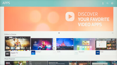 Samsung RU9000 Apps Picture