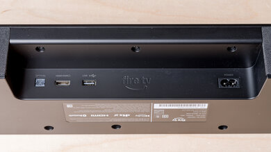 Amazon Fire TV Soundbar Plus with Sub + Speakers Physical Connections Bar Photo 1