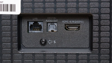 Hisense QD7QF Rear Inputs Picture