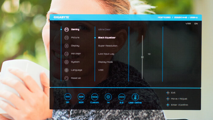 Gigabyte MO27Q28G OSD Picture