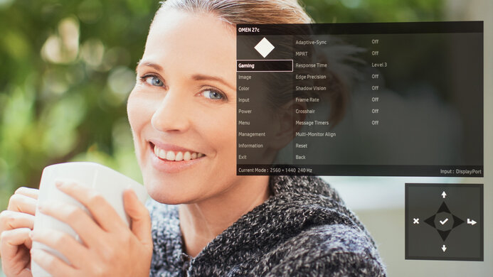 HP OMEN 27c OSD Picture