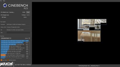 Lenovo IdeaPad 3 15 (2021) Cinebench R23 Photo