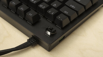 Razer Huntsman V2 Analog Build Quality Close Up