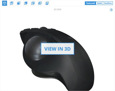 Logitech MX ERGO 3D Model