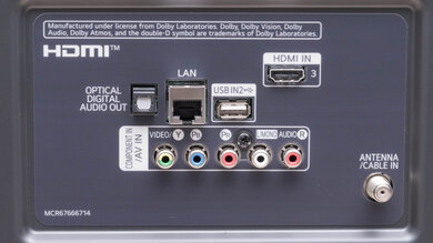 LG UN6970 Rear Inputs Picture