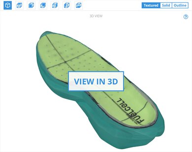 New Balance FuelCell Rebel v4 3D Model Internal