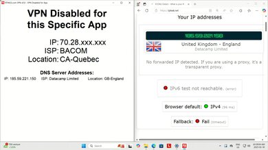 IVPN VPN Disabled For App Screenshot