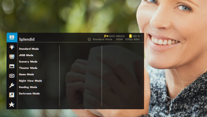 ASUS ZenScreen Go MB16AHP OSD Picture