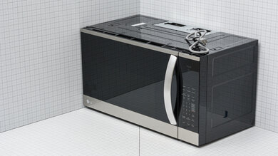 LG MVEM1825F Microwave Dimensions Photo
