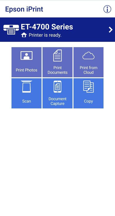 Epson EcoTank ET-4700 App Printscreen