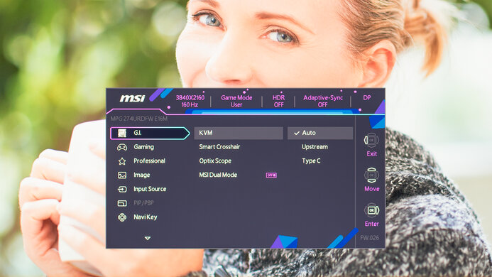 MSI MPG 274URDFW E16M OSD Picture