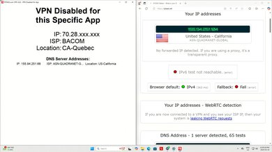Windscribe Free VPN Disabled For App Screenshot