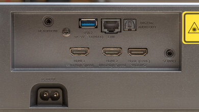 Hisense PX3-PRO Inputs Picture