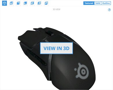 SteelSeries Rival 650 3D Model