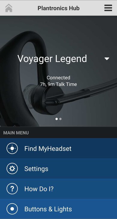 Plantronics Voyager Legend Bluetooth Headset App Picture