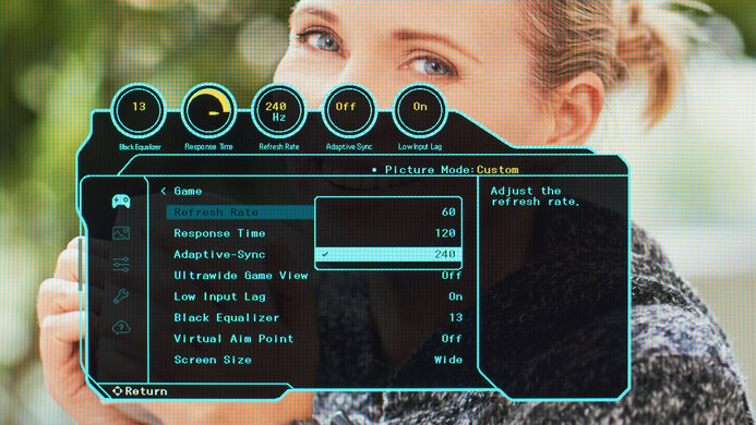 Samsung Odyssey G4/G40B S27BG40 OSD Picture