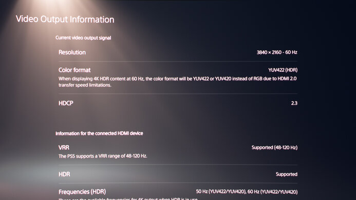 Dell Alienware AW3423DWF PS5 Compatibility Photo