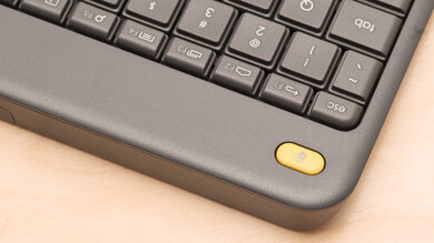 Logitech K400 Plus Build Quality Close Up