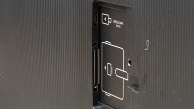 Samsung S95D OLED Rear Inputs Picture