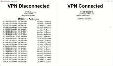 Proton VPN IPLEAK.net Screenshot