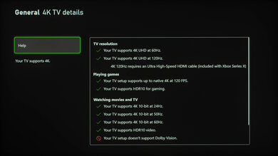 Samsung QN85A QLED Xbox Series X Screenshot