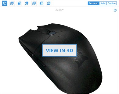 Corsair KATAR PRO Wireless 3D Model