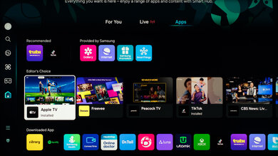 Samsung QN90D/QN90DD QLED Apps Picture