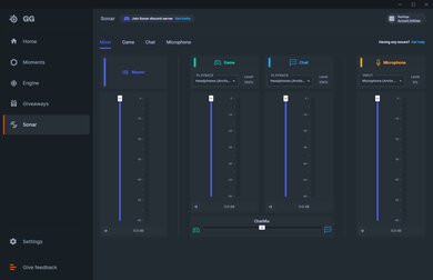 SteelSeries Arctis Nova 3 App Picture