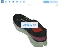 On Cloudmonster Hyper 3D Model Full Shoe