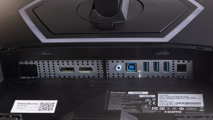 ViewSonic Elite XG270QG Inputs 1