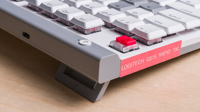 Logitech G515 RAPID TKL Build Quality Close Up