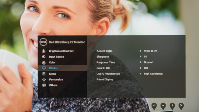 Dell UltraSharp U2720Q OSD Picture