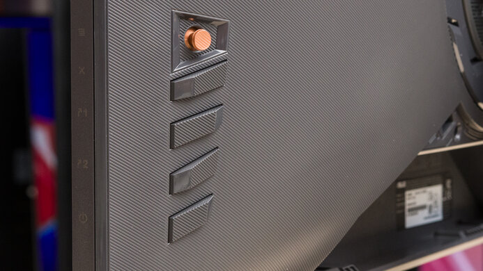 ASUS ROG Swift Pro PG248QP Controls Picture