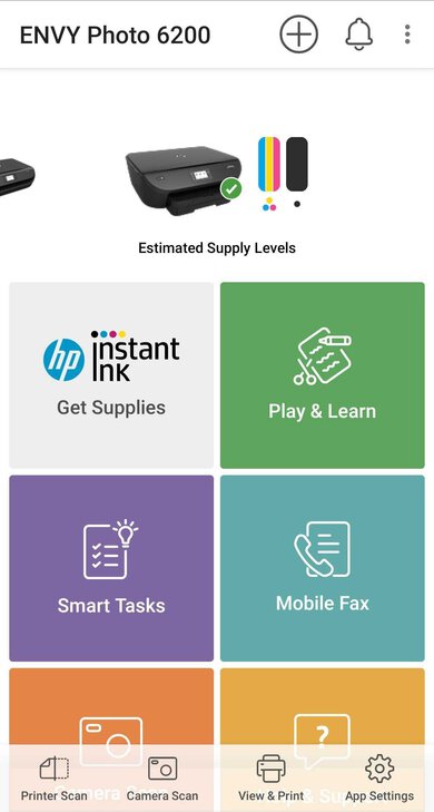 HP ENVY Photo 6255 App Printscreen