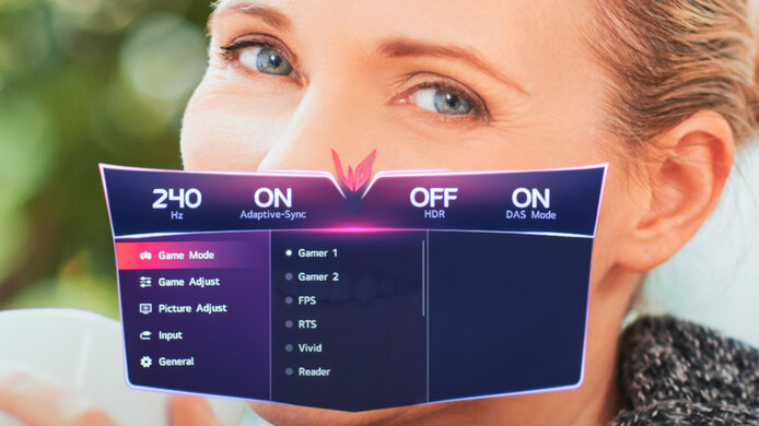 LG 45GR95QE-B OSD Picture