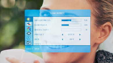 Sceptre C325W OSD picture