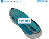 HOKA Arahi 8 3D Model Internal