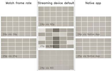 Samsung S95F OLED Judder Video Picture