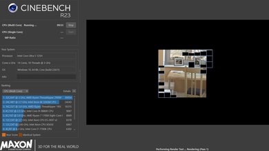 HP Spectre x360 14 (2024) Cinebench R23 Photo