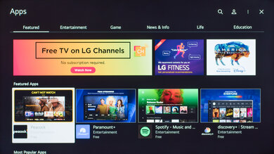 LG NANO75 2022 Apps Picture