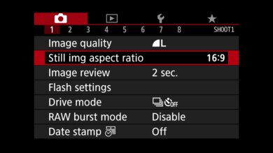 Canon PowerShot G5 X Mark II Screen Menu Picture